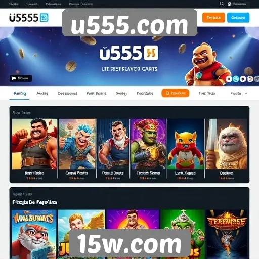 Análise da popularidade do site de jogos u555.com