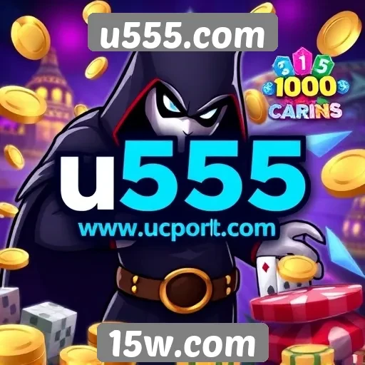 Exploração das opções de jogos no site u555.com