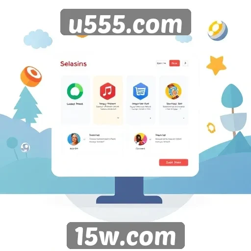 Avaliação da interface de u555.com para jogadores