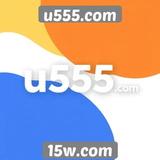 Navegação e interface do site u555.com
