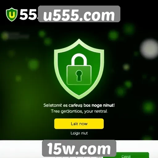 Recursos de segurança no site u555.com garantem proteção aos jogadores