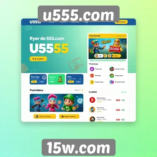 Análise da interface de usuário do u555.com